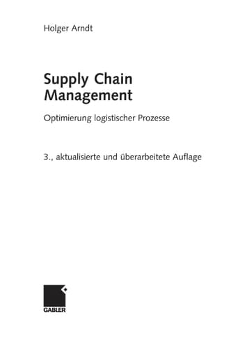 Supply Chain Management Optimierung logistischer Prozesse