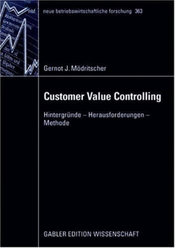 Customer Value Controlling Hintergründe - Herausforderungen - Methode