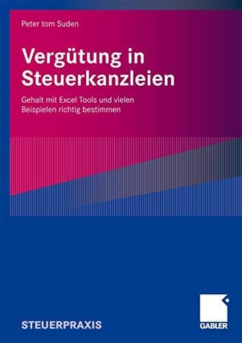 Vergütung in Steuerkanzleien Gehalt mit Excel Tools und vielen Beispielen richtig bestimmen