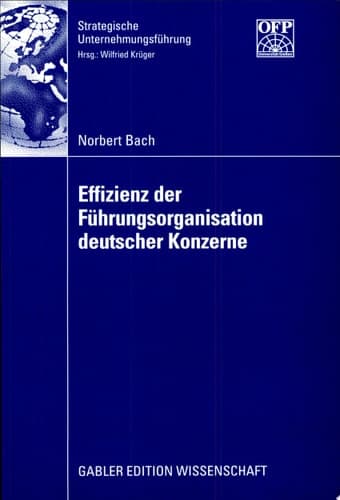 Effizienz der Führungsorganisation deutscher Konzerne