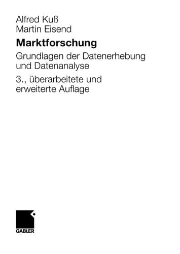 Marktforschung Grundlagen der Datenerhebung und Datenanalyse