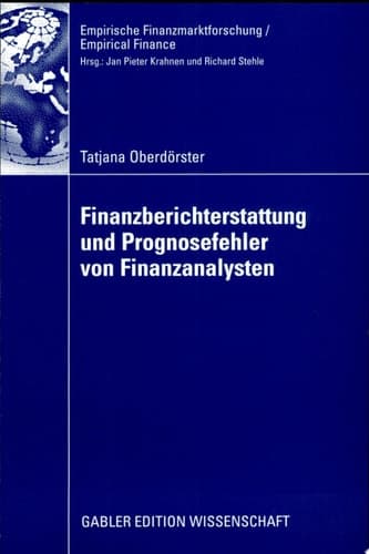 Finanzberichterstattung und Prognosefehler von Finanzanalysten