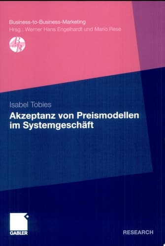 Akzeptanz von Preismodellen im Systemgeschäft