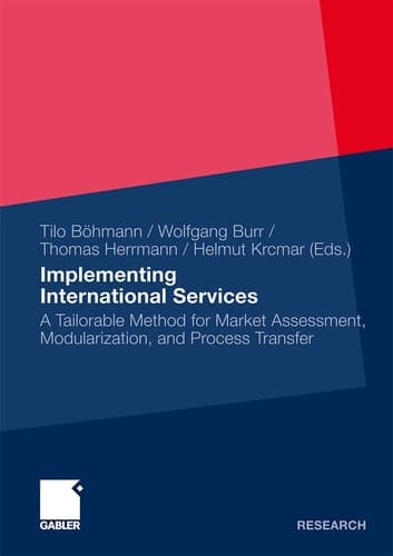 Implementing International Services A Tailorable Method for Market Assessment, Modularization, and Process Transfer