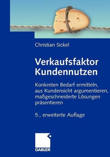 Verkaufsfaktor Kundennutzen Konkreten Bedarf ermittteln, aus Kundensicht argumentieren, maßgeschneiderte Lösungen präsentieren