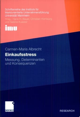 Einkaufsstress Messung, Determinanten und Konsequenzen