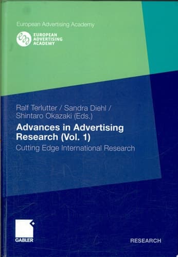 Advances in Advertising Research (Vol. 1) Cutting Edge International Research