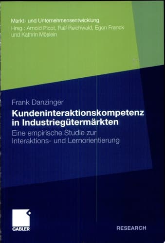 Kundeninteraktionskompetenz in Industrieguetermaerkten