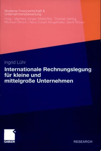 Internationale Rechnungslegung für kleine und mittelgroße Unternehmen
