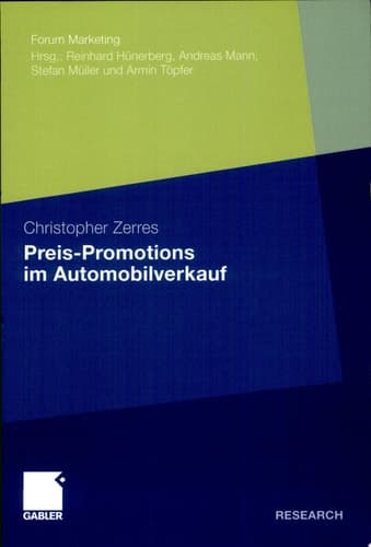 Preis-Promotions im Automobilverkauf