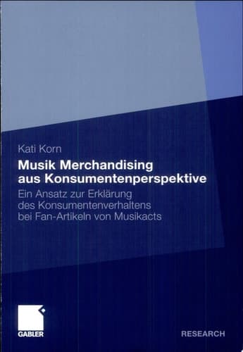 Musik Merchandising aus Konsumentenperspektive Ein Ansatz zur Erklärung des Konsumentenverhaltens bei Fan-Artikeln von Musikacts