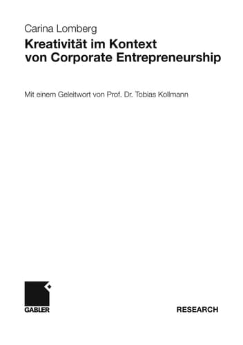 Kreativität im Kontext von Corporate Entrepreneurship