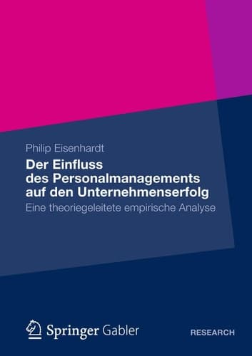 Der Einfluss des Personalmanagements auf den Unternehmenserfolg Eine theoriegeleitete empirische Analyse