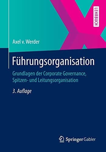 Führungsorganisation Grundlagen der Corporate Governance, Spitzen- und Leitungsorganisation