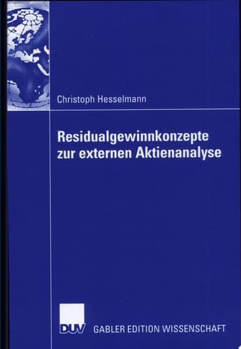 Residualgewinnkonzepte zur externen Aktienanalyse
