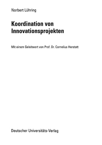 Koordination von Innovationsprojekten