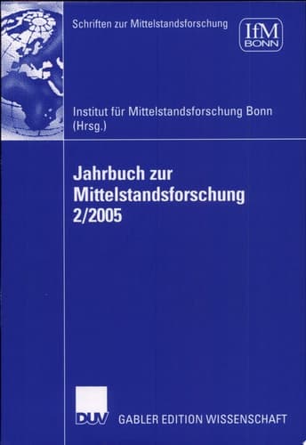 Jahrbuch zur Mittelstandsforschung 2/2005