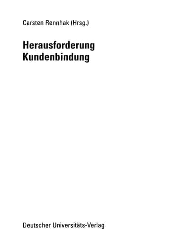 Herausforderung Kundenbindung