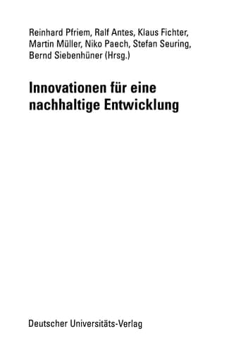 Innovationen für eine nachhaltige Entwicklung