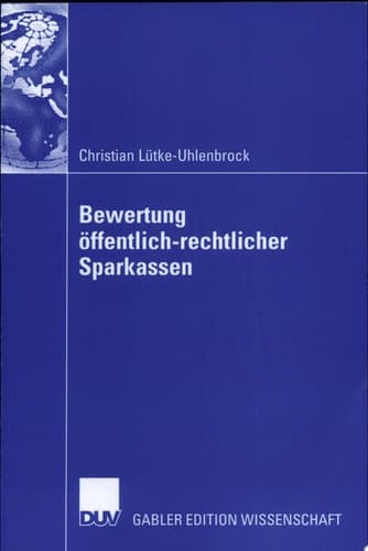 Bewertung öffentlich-rechtlicher Sparkassen