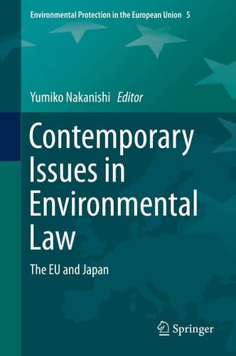 Contemporary Issues in Environmental Law The EU and Japan