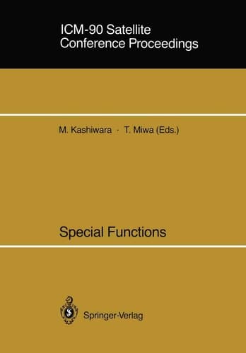ICM-90 Satellite Conference Proceedings Special Functions