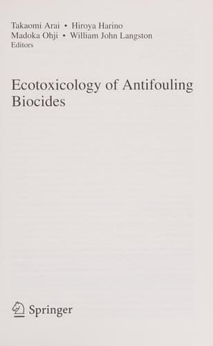 Ecotoxicology of Antifouling Biocides