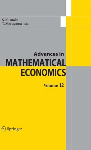 Advances in Mathematical Economics