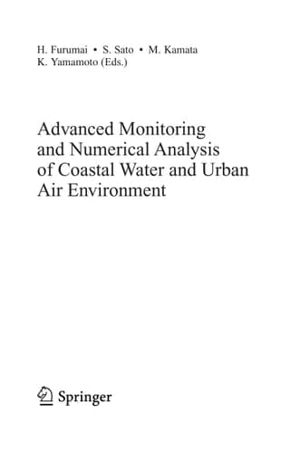 Advanced Monitoring and Numerical Analysis of Coastal Water and Urban Air Environment