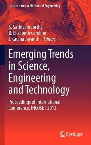 Emerging Trends in Science, Engineering and Technology Proceedings of International Conference, INCOSET 2012