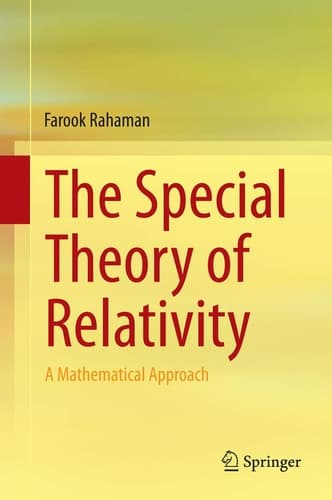 The Special Theory of Relativity A Mathematical Approach