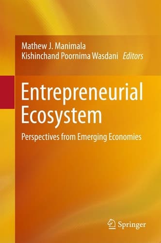 Entrepreneurial Ecosystem Perspectives from Emerging Economies