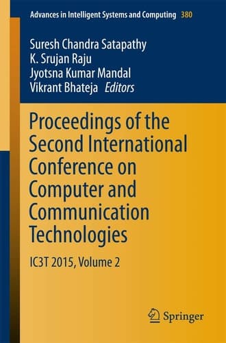 Proceedings of the Second International Conference on Computer and Communication Technologies IC3T 2015, Volume 2