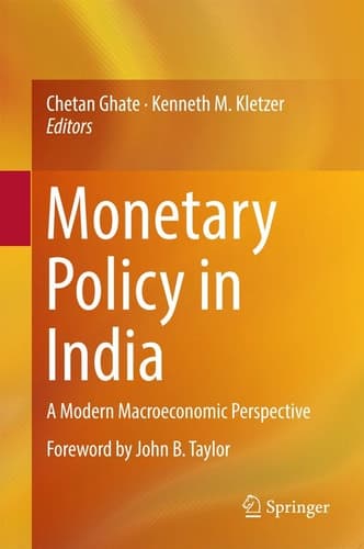 Monetary Policy in India A Modern Macroeconomic Perspective