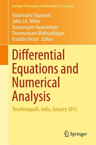 Differential Equations and Numerical Analysis Tiruchirappalli, India, January 2015