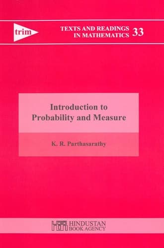 Introduction to Probability and Measure (Texts and Readings in Mathematics)