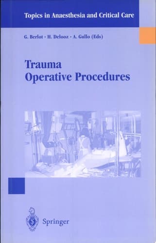 Trauma Operative Procedures