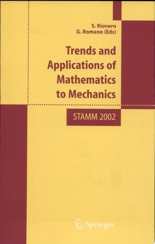 Trend and Applications of Mathematics to Mechanics STAMM 2002