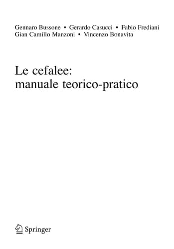 Le cefalee: manuale teorico-pratico