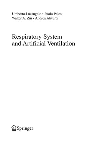 Respiratory System and Artificial Ventilation
