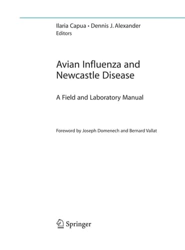 Avian Influenza and Newcastle Disease A Field and Laboratory Manual