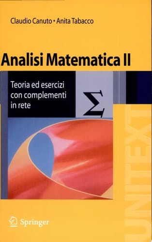 Analisi matematica II Teoria ed esercizi con complementi in rete