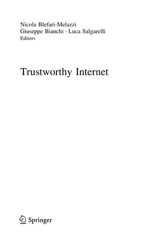 Trustworthy Internet
