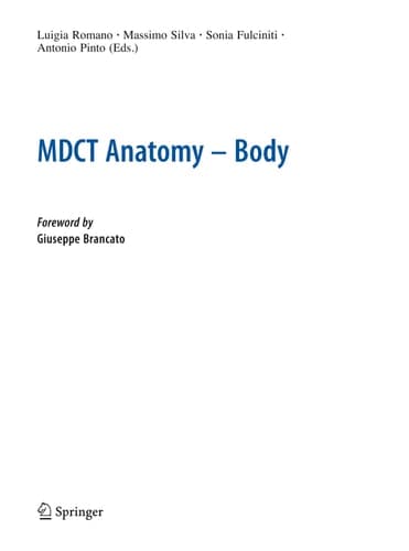 MDCT Anatomy - Body