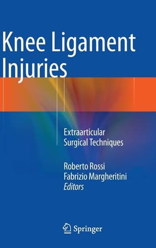 Knee Ligament Injuries Extraarticular Surgical Techniques