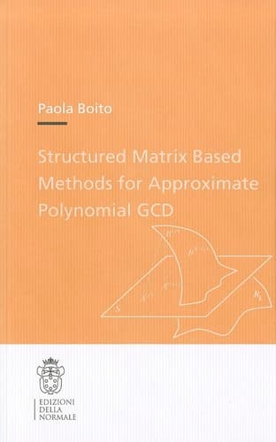 Structured Matrix Based Methods for Approximate Polynomial GCD
