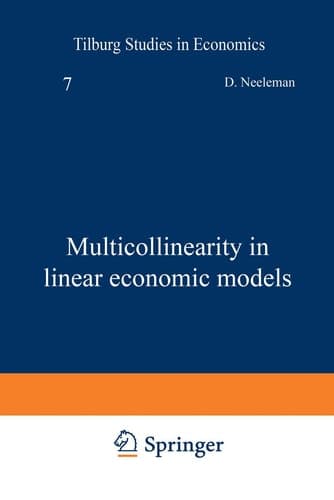 Multicollinearity in linear economic models