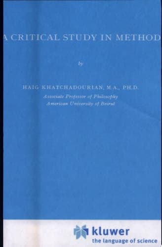 A Critical Study in Method