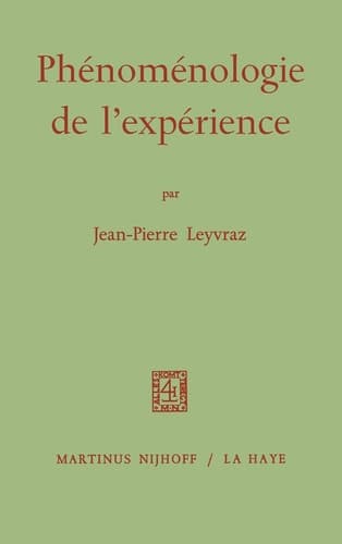Phénoménologie de L'expérience