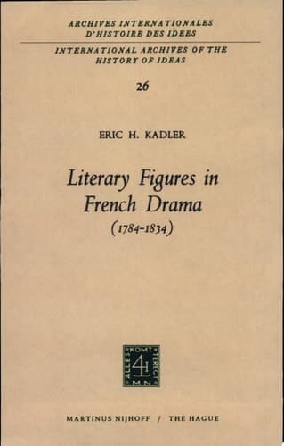 Literary Figures in French Drama (1784–1834)